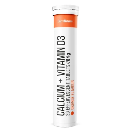 GymBeam Effervescent Calcium + Vitamin D3