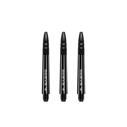Násadky na šipky Mission Sabre černé kovový top, střední+ 44,5mm
