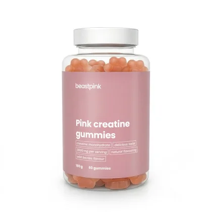BeastPink Pink creatine gummies