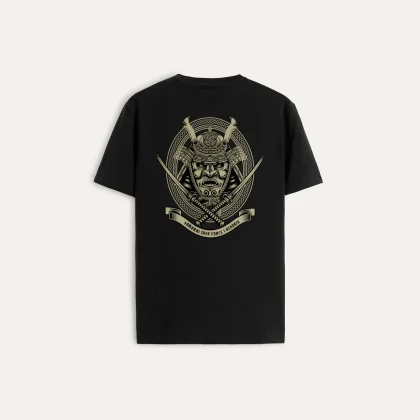 Tričko, Barva Černá, s Potiskem Samurai Task Force
