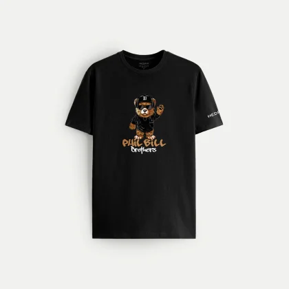 Tričko, Barva Bilá, s Potiskem B Bear