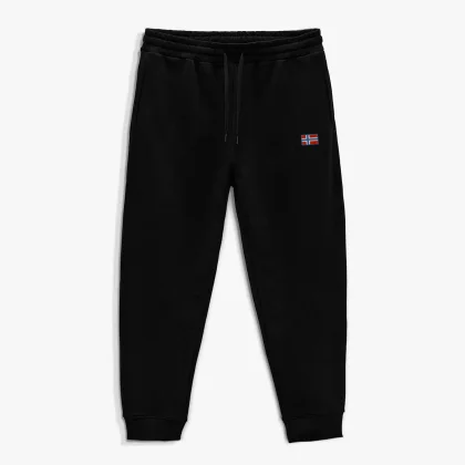 Tepláky Jogger , Barva Modrá, s Potiskem Norwegian Flag Minimal