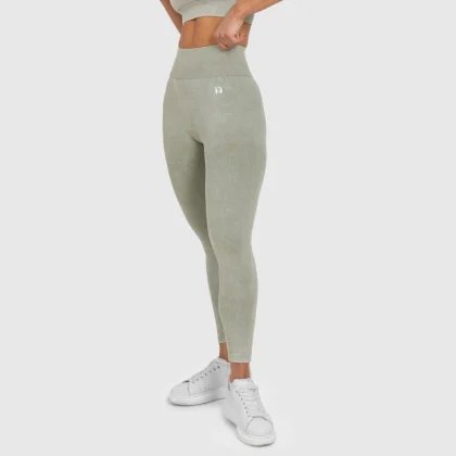 Dámské legíny Iron Aesthetics Faded, washed green