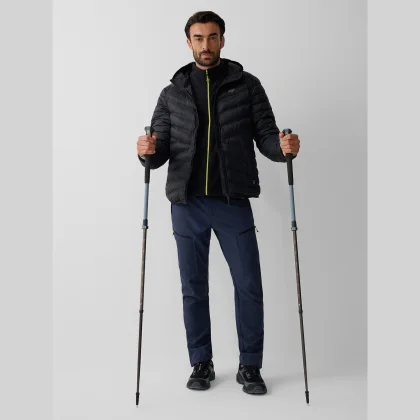 4F Treková bunda s výplní Primaloft Thermoplume pánská - černá 3XL