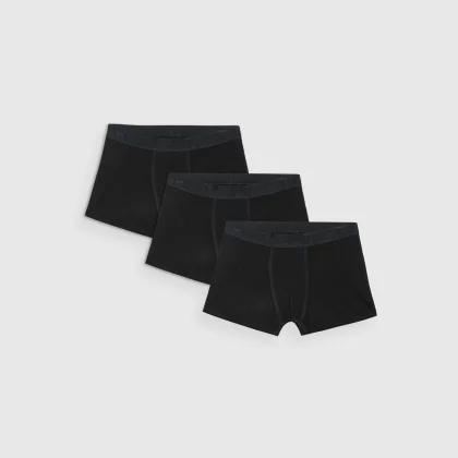 Boxerky (3-pack) chlapecké - černé