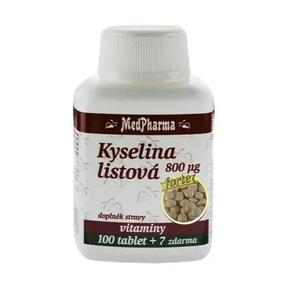 MedPharma Kyselina listová 800mcg 107 tablet