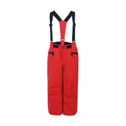 Chlapecké lyžařské kalhoty COLOR KIDS Ski pantsw. pockets, AF 10.000, racing red