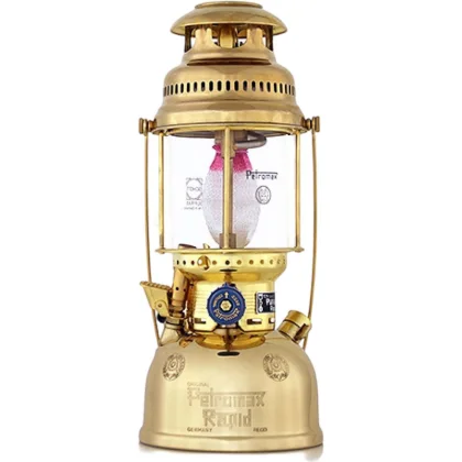 Petromax Petroleum Lampe HK500 Brass, lampa, mosaz