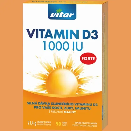 Revital Vitamin D3 Forte 1000 IU 90 tablet