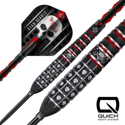 Šipky steel Harrows Ryan Searle Series 3 22g Quick Point 90% wolfram