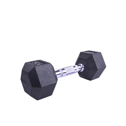Profi šestihranná pogumovaná činka Sportago Hexagon 20 kg