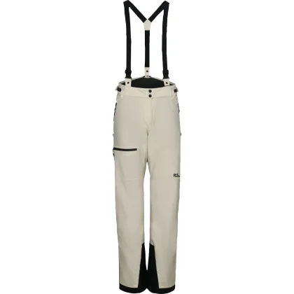 Jack Wolfskin Flowline Pro 2L Ins, lyžařské kalhoty, dámská, béžová