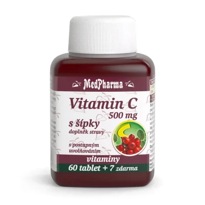 MedPharma Vitamin C 500 mg s šípky 67 tablet