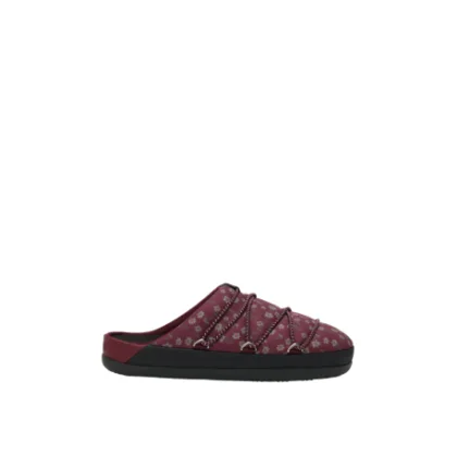 Rekreační obuv MOON BOOT MB SOFT SLIPPER DAISY, D029 BURGUNDY DAISY PRINT
