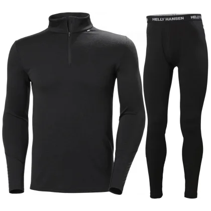 Helly Hansen Lifa Merino Midweight H/Z, sada, pánská, černá
