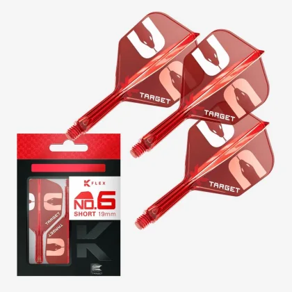 Target K-Flex Nathan Aspinall "ASP" integrované letky No6 a krátké násadky