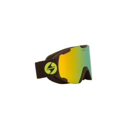 Lyžařské brýle BLIZZARD 938 MAVZO, black matt, smoke lens S21 + full revo yellow