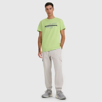 Pánské casual cargo kalhoty - šedé