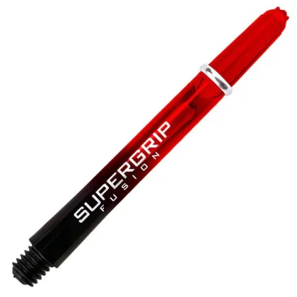 Násadky na šipky Harrows Supergrip Fusion černo-červené, dlouhé