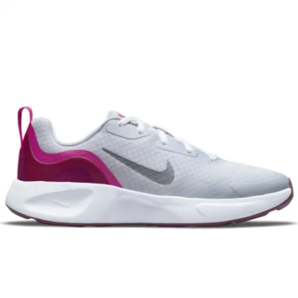 Juniorská rekreační obuv NIKE WearAllDay pure platinum smoke grey pink prime