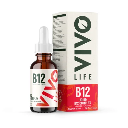 VIVO LIFE Vitamín B12 KOMPLEX - VEGANSKÉ KAPKY (60 ml)