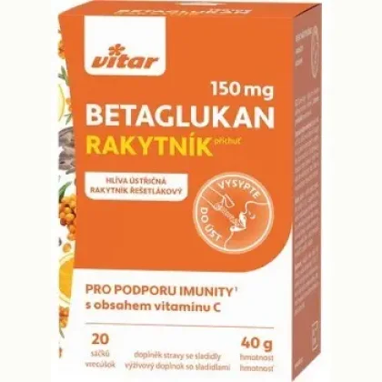 Vitar Betaglukan 150mg sáčky 20x2 g