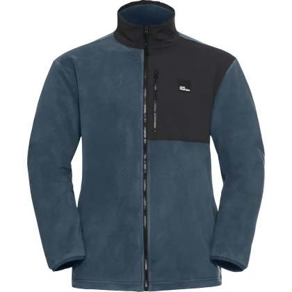 Jack Wolfskin Sumetro, fleecová bunda, pánská, černá