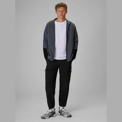 4F Kalhoty casual cargo pánské - černé XXL