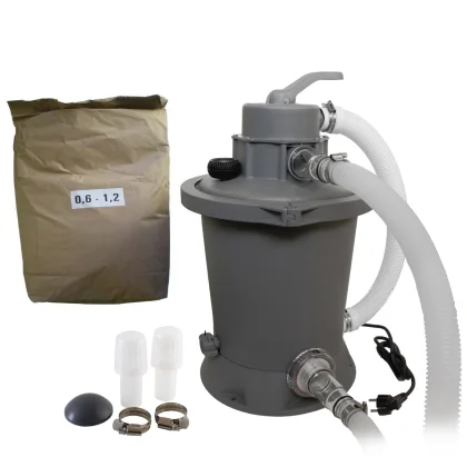 Akční set - písková filtrace Standard - průtok 3.028 l/h + filtrační písek 25 kg