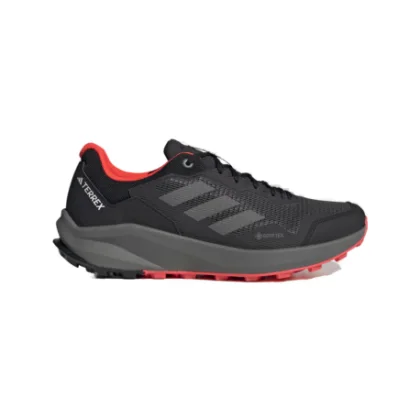 Pánská běžecká trailová obuv ADIDAS Terrex Trail Rider GTX core black grey four solar red