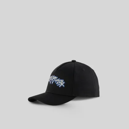 4F Kšiltovka strapback chlapecká - černá one size