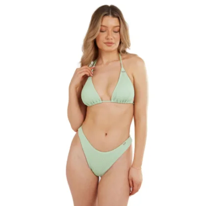 Dámské plavky horní díl FUNDANGO Innisfil Triangle Jacquard Top-521-pool green
