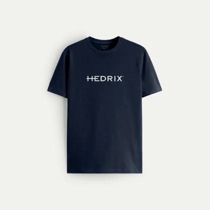 Tričko, Barva Černá, s Potiskem Hedrix Logo