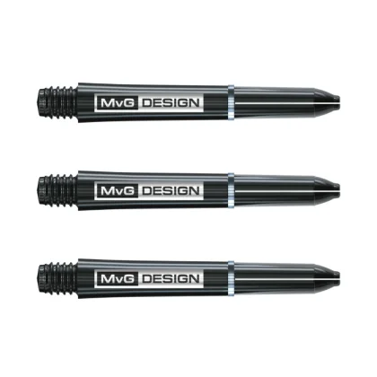 Násadky na šipky Winmau MVG Signature Nylon krátké, černé