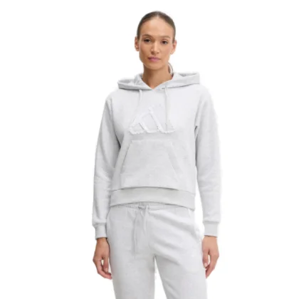 Dámská mikina s kapucí ADIDAS W CO RUFF HD LGREYH