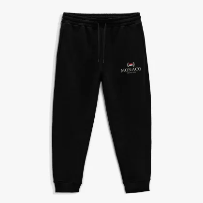 Tepláky Jogger , Barva Modrá, s Potiskem Monaco Grand Prix