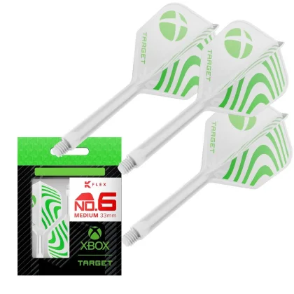 Target XBOX K-Flex integrované letky No6 a dlouhé násadky 33mm