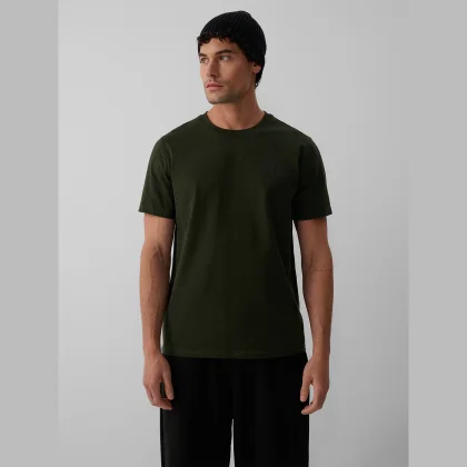 4F T-shirt regular s potiskem pánský - zelený L