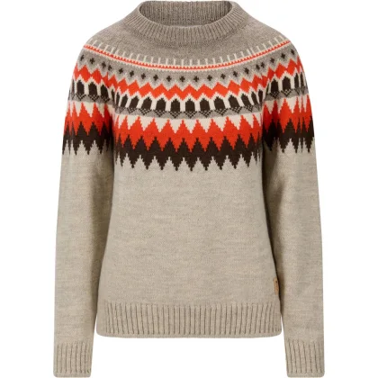 Dale of Norway Losna Feminine Sweater, fleecová mikina, dámská, béžová/hnědá
