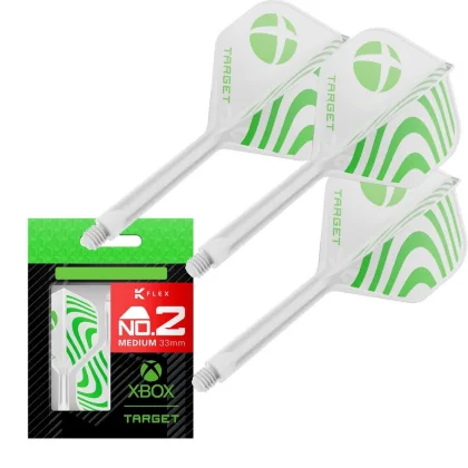 Target XBOX K-Flex integrované letky No2 a dlouhé násadky