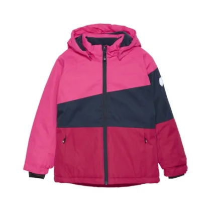 Dívčí lyžařská bunda COLOR KIDS Ski Jacket - Colorblock, fuchsia purple