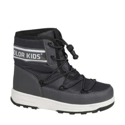 Dětské vysoké zimní boty COLOR KIDS Boots W. String, phantom