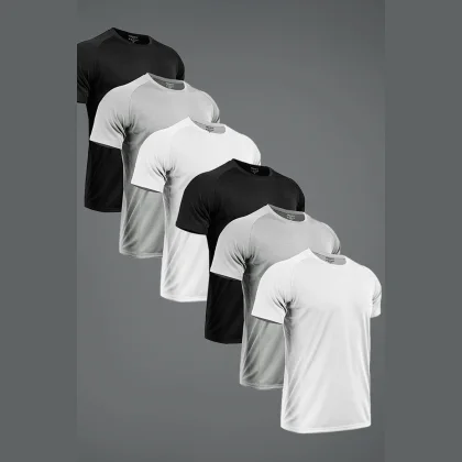 Ultrafit Performance Trička, 6-Pack - Každodenní Základ