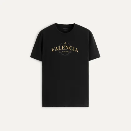 Tričko, Barva Fialová , s Potiskem Valencia Elite