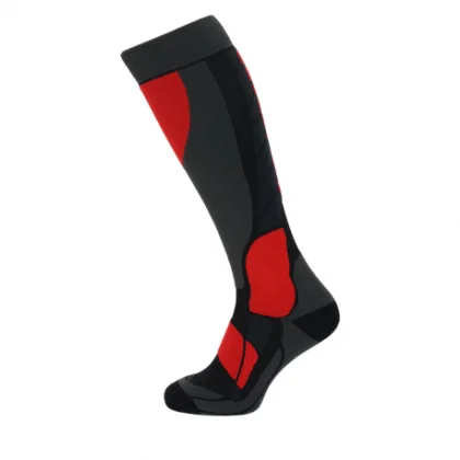 Lyžařské kompresní podkolenky BLIZZARD Compress 120 ski socks, black grey red
