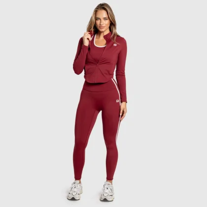 Fitness souprava Iron Aesthetics Define, bordová
