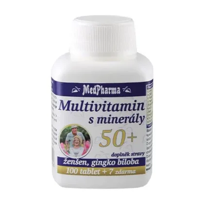 MedPharma Multivitamin s minerály 50+ 107 tablet