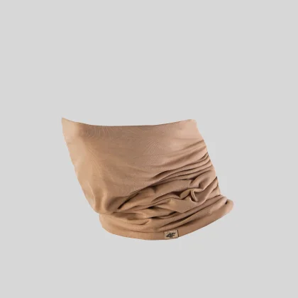 4F Dětský oboustranný bandana - béžový one size