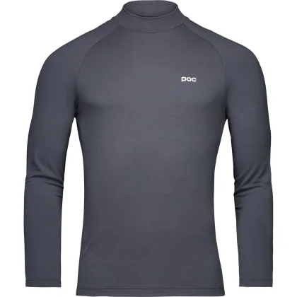 POC Layer Merino Mock Neck Jersey, termo triko, muži, tmavě šedá