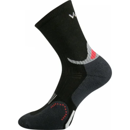 Běžecké kompresní ponožky VOXX 1 PACK- ACTROS-Black